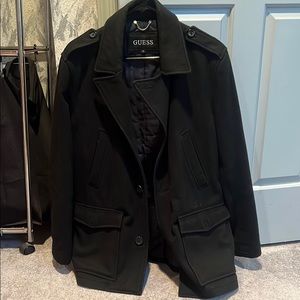GUESS Men's Black Coat